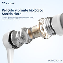 CDMX-Audífono 3.5MM AD470