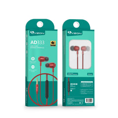 Audífonos Manos Libres Metálico AD333