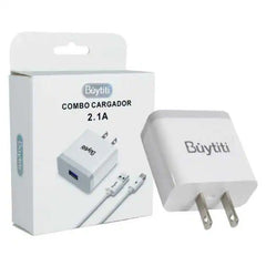 Combo Cargador V8 Buytiti CAR-605