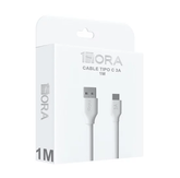 1HORA Cable USB Tipo C 1M 3A CAB251