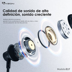 AUDIFONO DE BLUETOOTH LYZON -E17