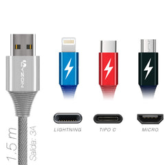 CDMX-Cable USB Tipo C de Alta Velocidad CBTPA5