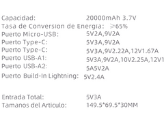 POWERBANK CON PANTALLA DIGITAL EASY 2