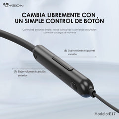 AUDIFONO DE BLUETOOTH LYZON -E17