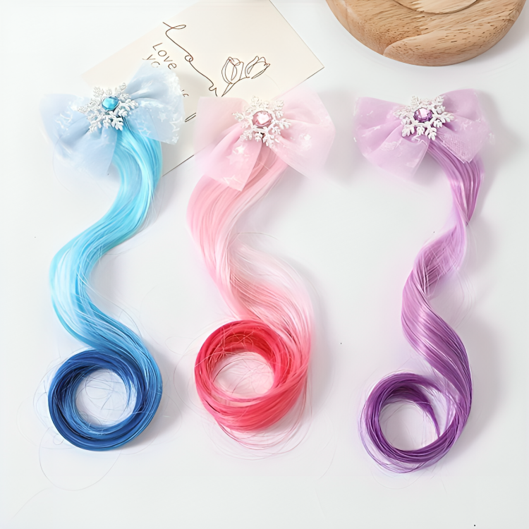 Peluca de sirena con broche 120-5 TJTL