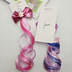 Peluca larga de poni de un  cuerno 120-8 TJTL